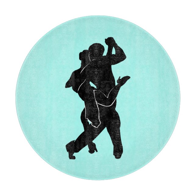 Tango Dancers Cutting Board - Choose Colors (Front)