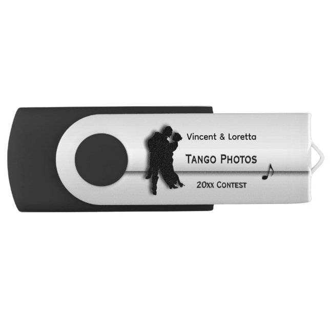Tango Dancers Design Files Flash Drive (Front)