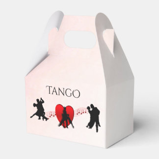 Tango Dancers Favor Boxes