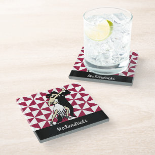 Tango Dancers Glass Coaster