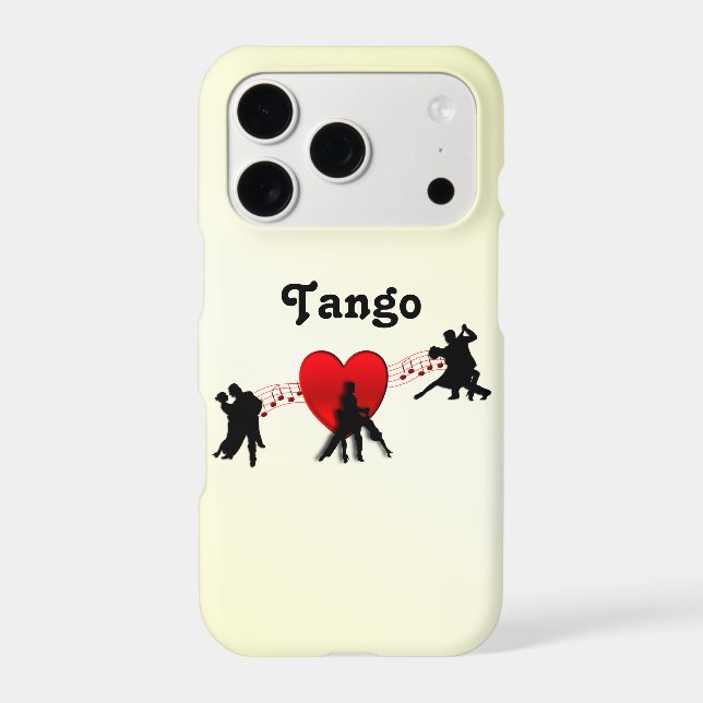 Tango Dancers Iphone Case (Back)