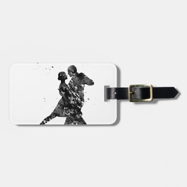 Tango Dancers Luggage Tag (Front Horizontal)