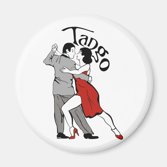 Tango Dancers Magnet (Front)