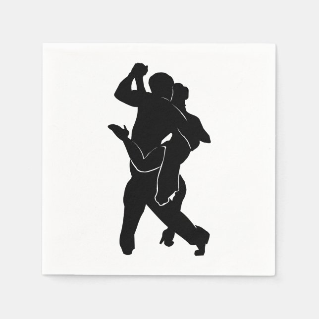 Tango Dancers Napkins (Front)