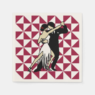 Tango Dancers Napkins