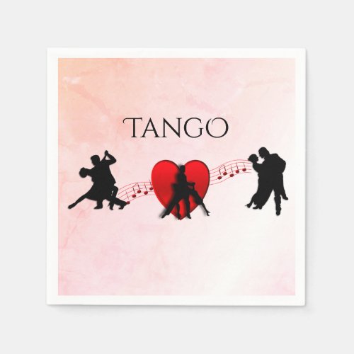 Tango Dancers Napkins