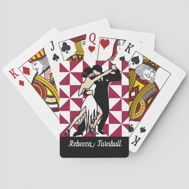 Tango Dancers Poker Cards (Back)