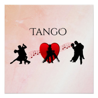 Tango Dancers Poster
