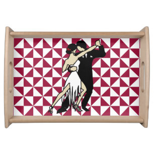 Tango Dancers Serving Tray