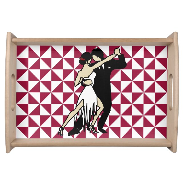 Tango Dancers Serving Tray (Front)