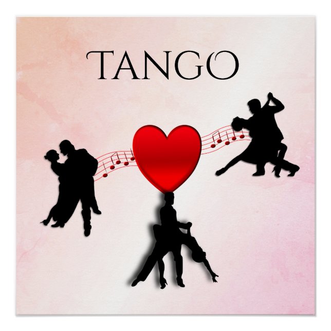 Tango Dancers Tangy Poster (Front)
