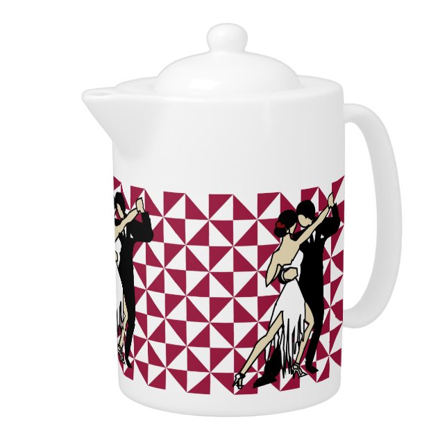 Tango Dancers Teapot (Right)
