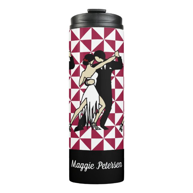 Tango Dancers Thermal Tumbler (Front)