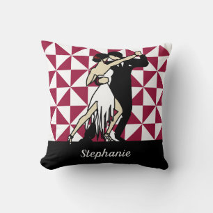 Tango Dancers Throw Pillow