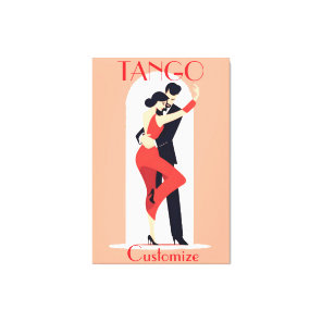 Tango Dancers Thunder_Cove Canvas Print