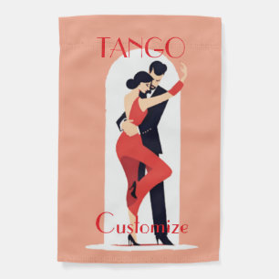 Tango Dancers Thunder_Cove Garden Flag