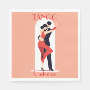 Tango Dancers Thunder_Cove Napkins