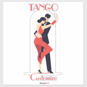Tango Dancers Thunder_Cove Sticker