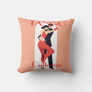 Tango Dancers Thunder_Cove Throw Pillow