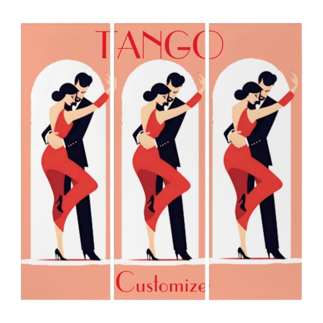 Tango Dancers Thunder_Cove Triptych (Front)