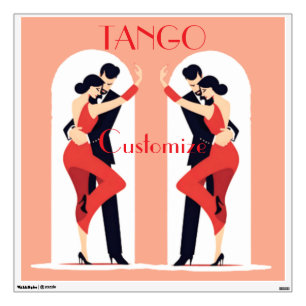 Tango Dancers Thunder_Cove Wall Decal