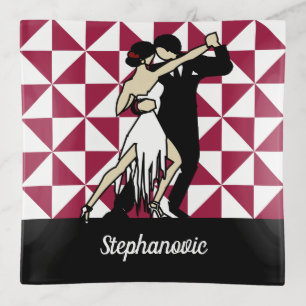 Tango Dancers Trinket Tray