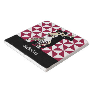 Tango Dancers Trivet
