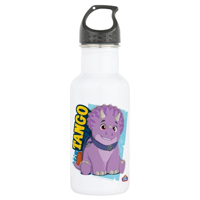 Tango | Dino Ranch Stainless Steel Water Bottle (Front)