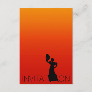 Tango Flamenco Latin Dance Party Invitation
