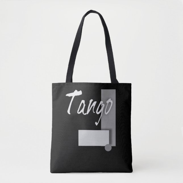 Tango Geometry Tote Bag (Front)