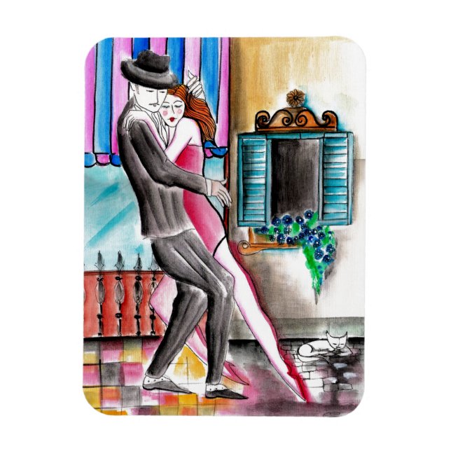 Tango in the Street Magnet (Vertical)