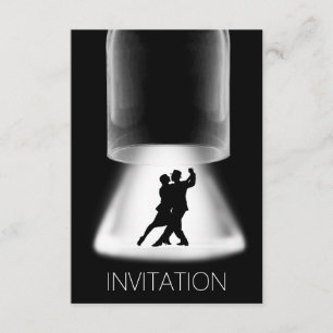 Tango Latin Dance Modern Vip Invitation
