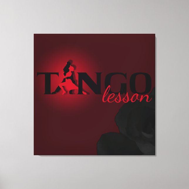 Tango Lesson - Wrapped Canvas Print (Front)