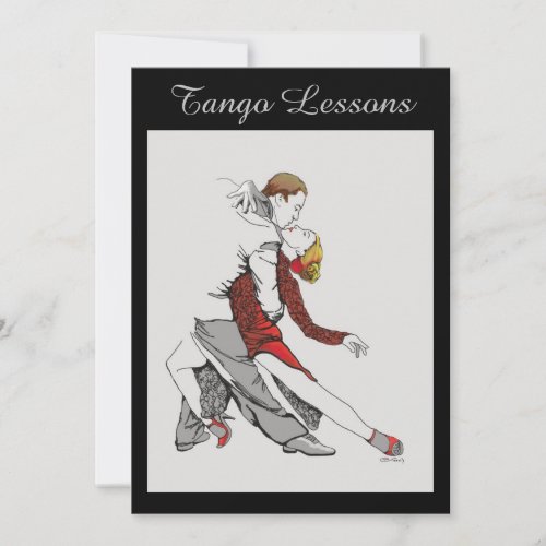 Tango Lessons Invitation