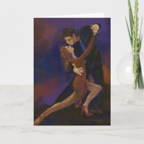 Tango of Souls Fine Art Greeting Card Maureen A G