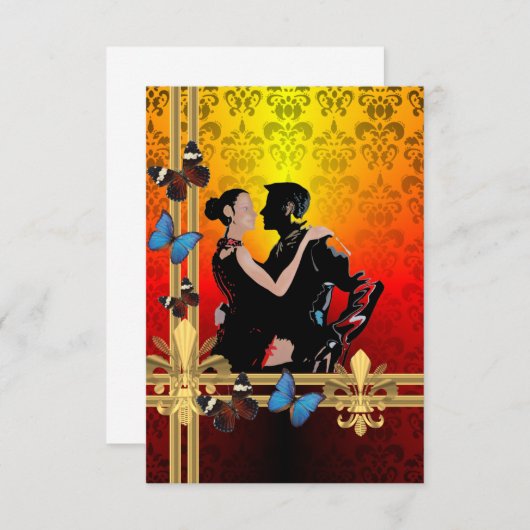 Tango on damask (Front/Back)