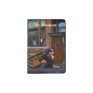 Tango on the Street by Steve Berger Passport Holder