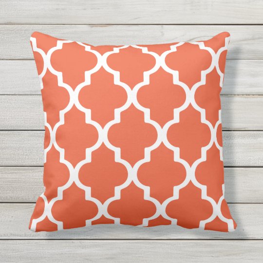 orange outdoor pillows