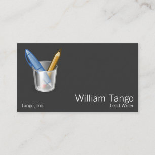 Tango Pen & Pencil Business Card