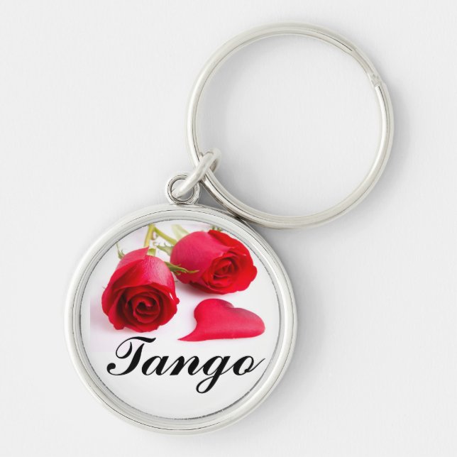 Tango rosa keychain (Front)