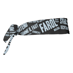 Tango Songs Tie Headband