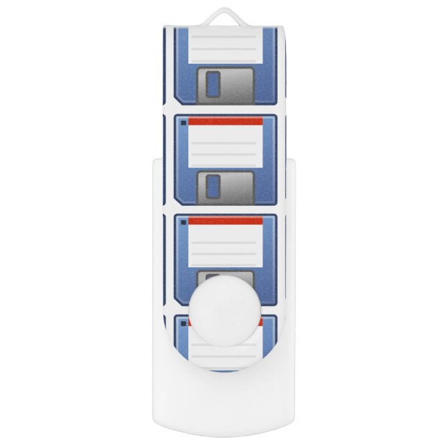 Tango Style Floppy Disk Icon Flash Drive (Front Vertical)