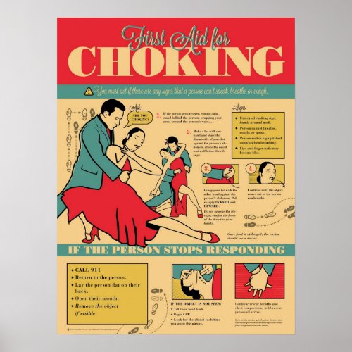 Tango Themed Choking Victim Poster