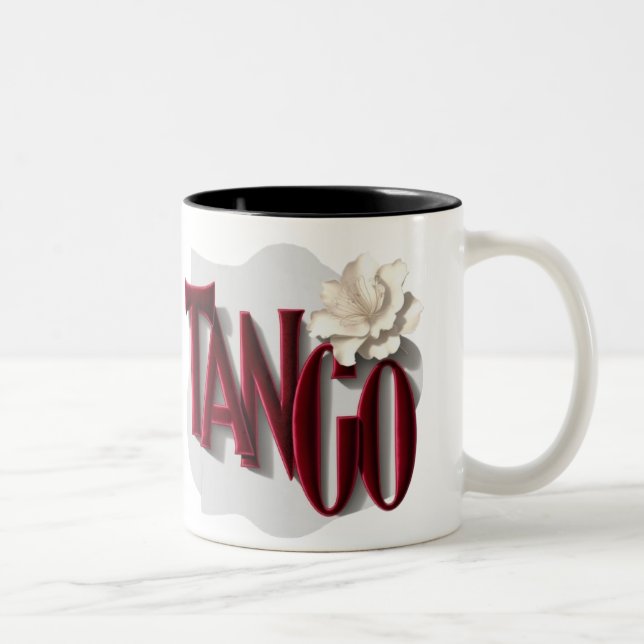 TANGO two tone color Two-Tone Coffee Mug (Right)