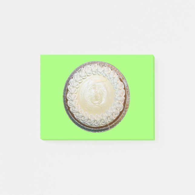 Tangy Key Lime Pie Fun Post-it Notes (Front)