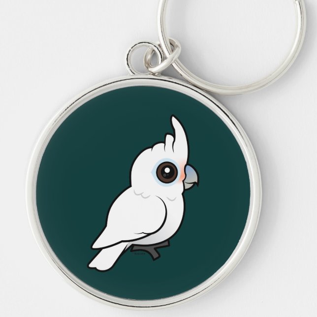 Tanimbar Corella Keychain (Front)