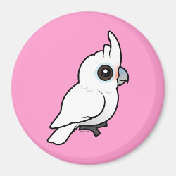 Birdorable Tanimbar Corella Round Magnet