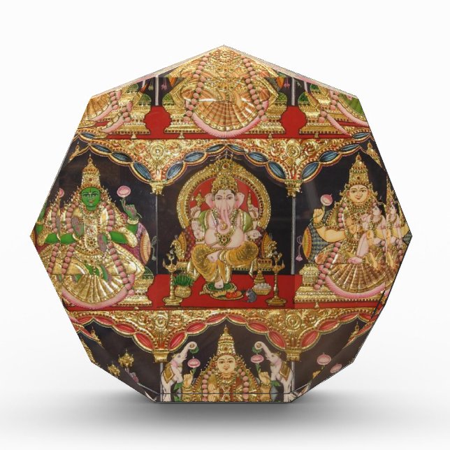 TANJORE PAINTING ASHTALAKSHMI SOUTH INDIA AWARD (Front)