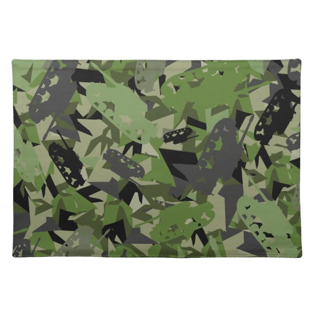 Tank Army Camouflage Placemat (Front)