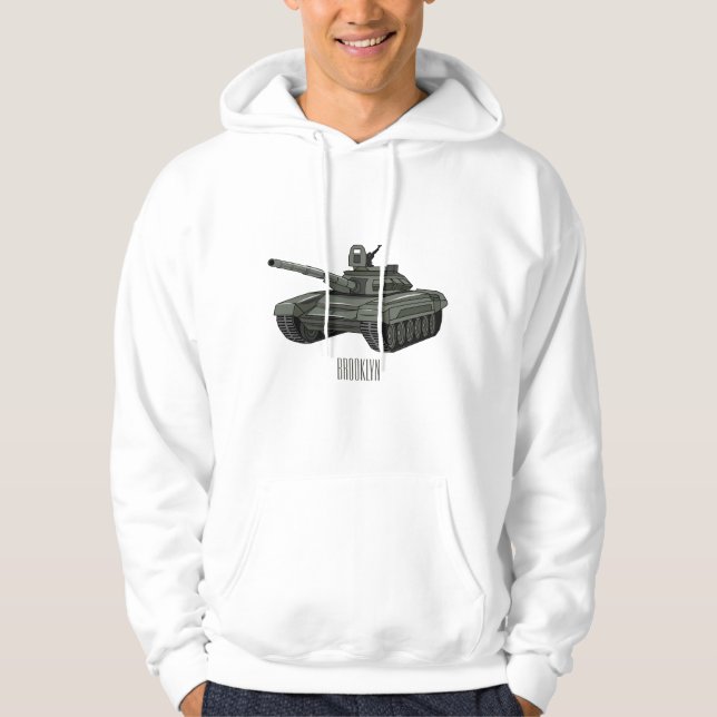 Tank cartoon illustration (Front)